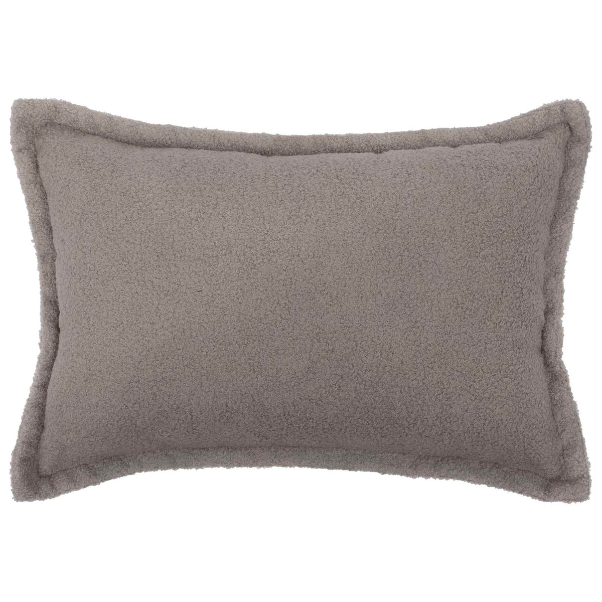 Federa 6 pcs HOUTEN Grigio Chiaro 30 x 50 cm Bouclé | homemem39