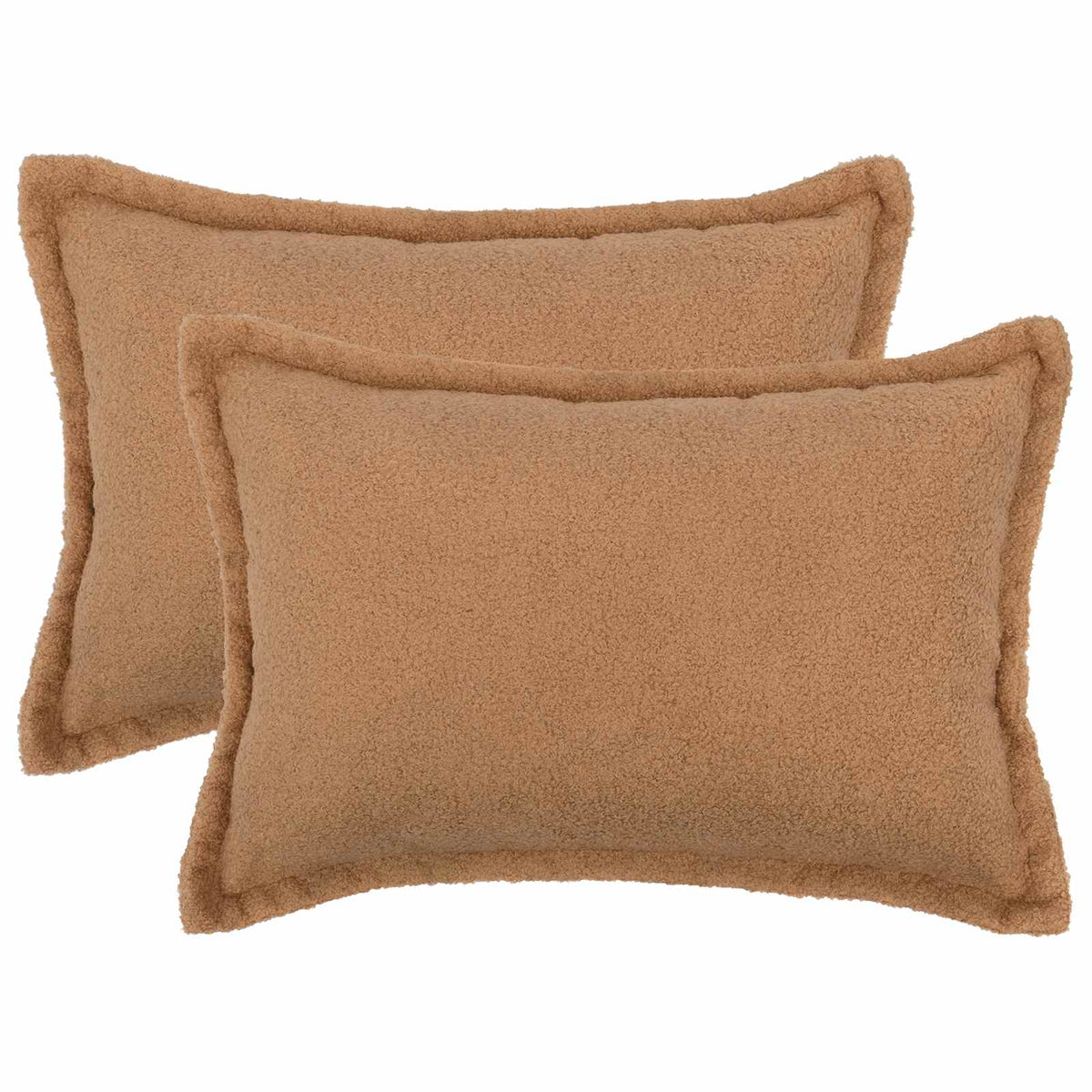 Federa 2 pcs HOUTEN Beige 30 x 50 cm Bouclé | homemem39