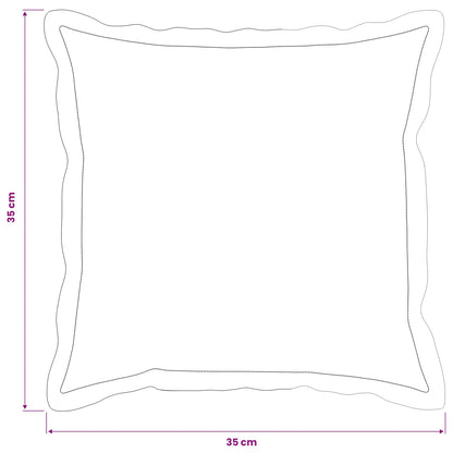 Federa 6 pz HOUTEN Antracite 35 x 35 cm Tessuto Chenille | homemem39