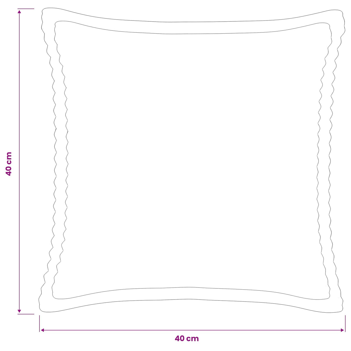 Federa 2 pz HOUTEN Blu navy 40 x 40 cm corduroy | homemem39