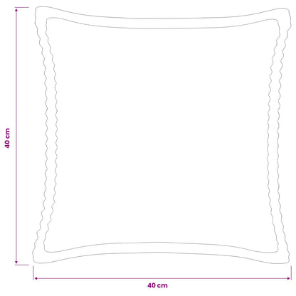 Federa 2 pz HOUTEN Verde 40 x 40 cm corduroy | homemem39