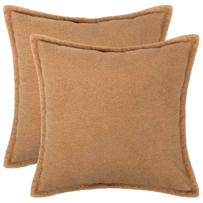 Federa 2 pcs HOUTEN Beige 40 x 40 cm Bouclé | homemem39