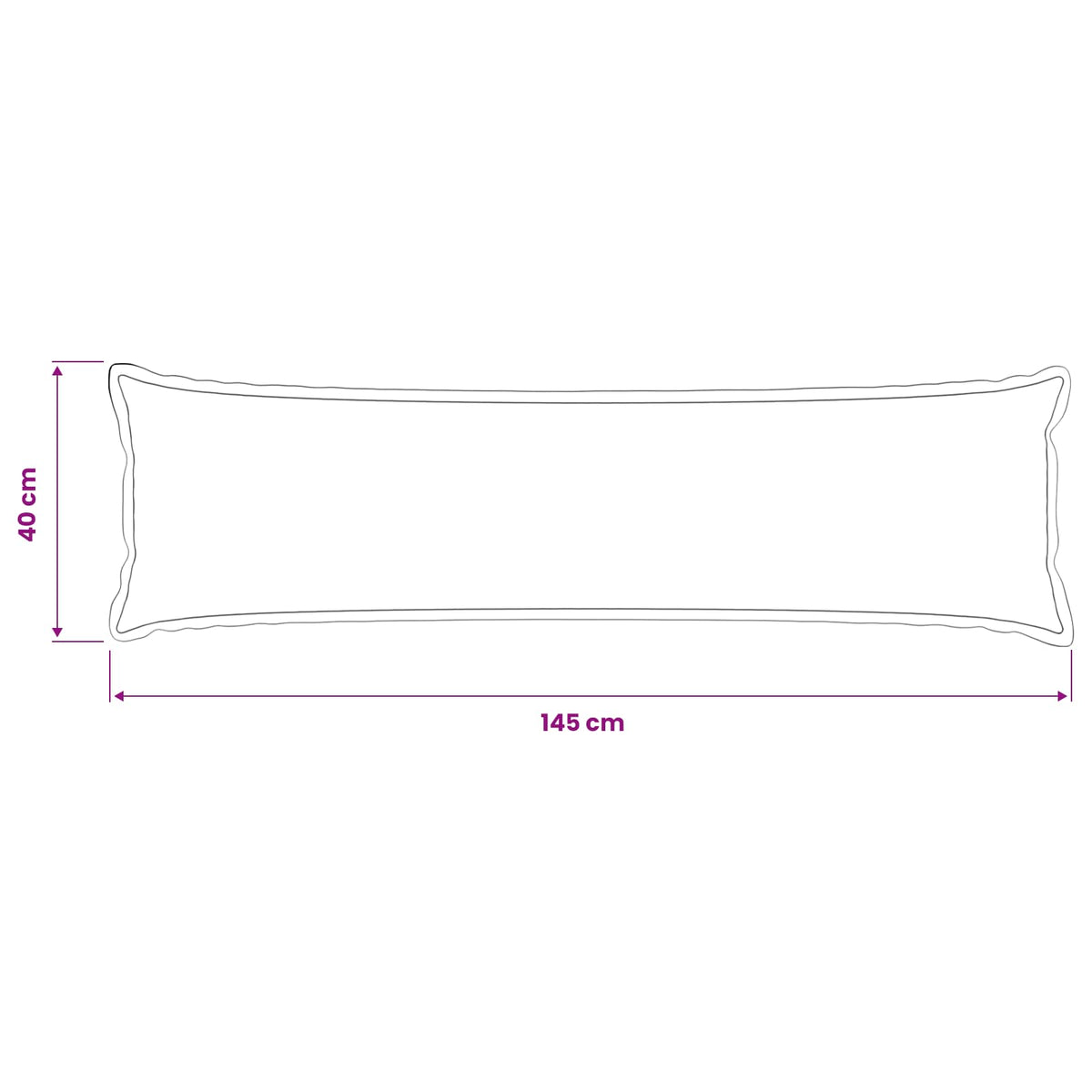 Federa 2 pcs HOUTEN Crema 40 x 145 cm Bouclé | homemem39
