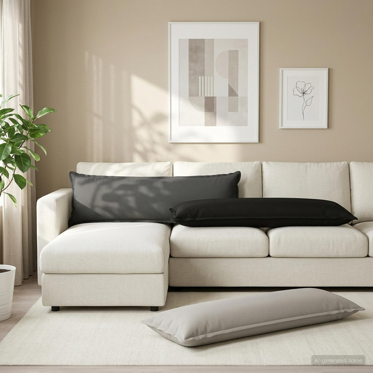 Cuscino con cuscino HOUTEN 40 x 145 cm Poliestere