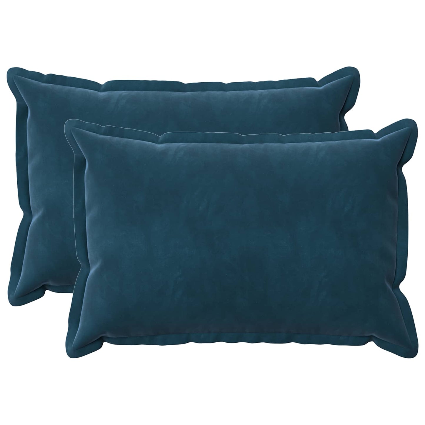 Federa 2 pcs HOUTEN Blu 40 x 60 cm Velluto