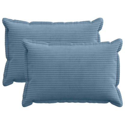 Federa 2 pz HOUTEN Blu 40 x 60 cm corduroy | homemem39