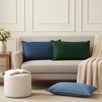 Cuscino 2 pz HOUTEN Blu jeans Lino