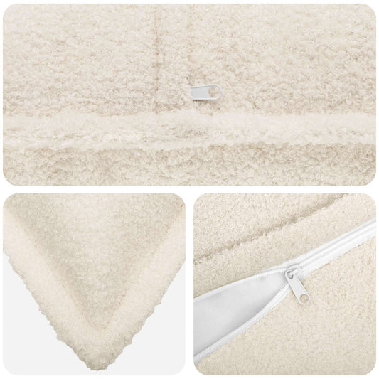 Federa 6 pcs HOUTEN Crema 40 x 70 cm Bouclé | homemem39