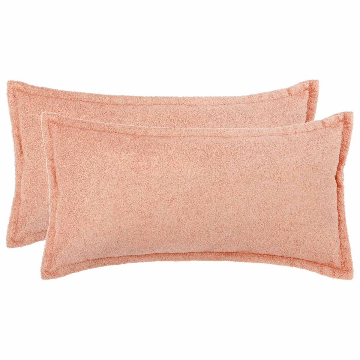 Federa 2 pcs HOUTEN Rosa 40 x 70 cm Bouclé | homemem39