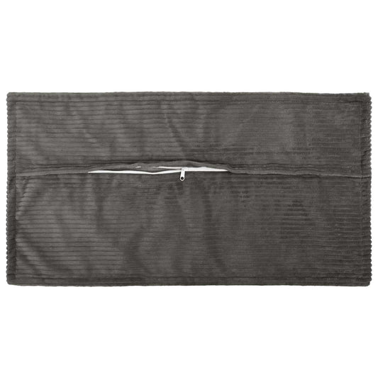 Federa 6 pz HOUTEN Grigio Scuro 40 x 80 cm corduroy | homemem39