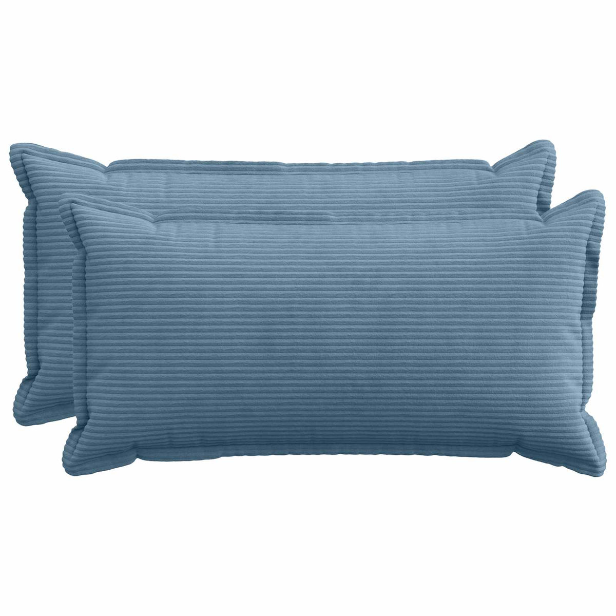Federa 2 pz HOUTEN Blu 40 x 80 cm corduroy | homemem39