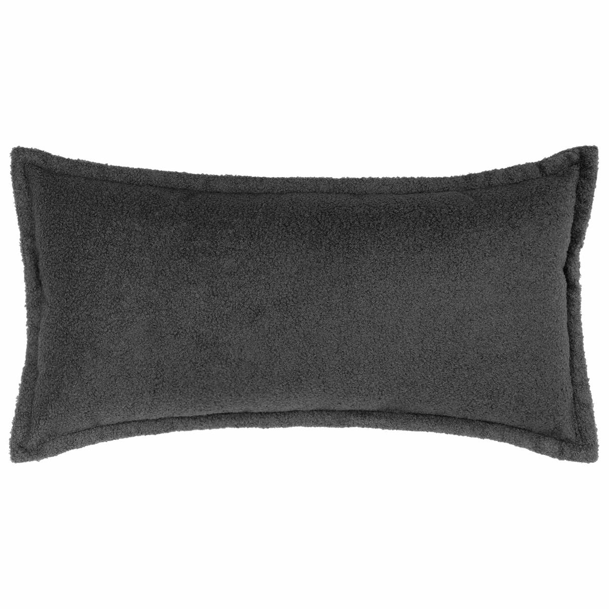 Federa 6 pcs HOUTEN Grigio Scuro 40 x 80 cm Bouclé | homemem39