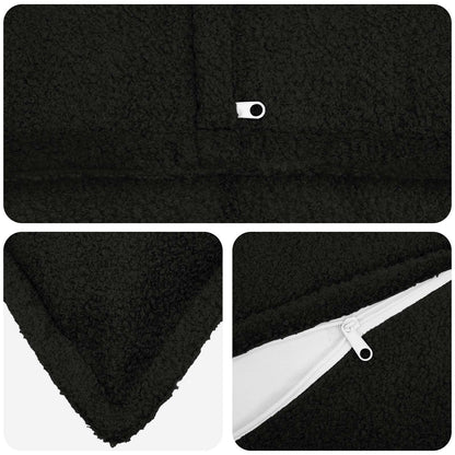 Federa 2 pcs HOUTEN Nero 40 x 80 cm Bouclé | homemem39