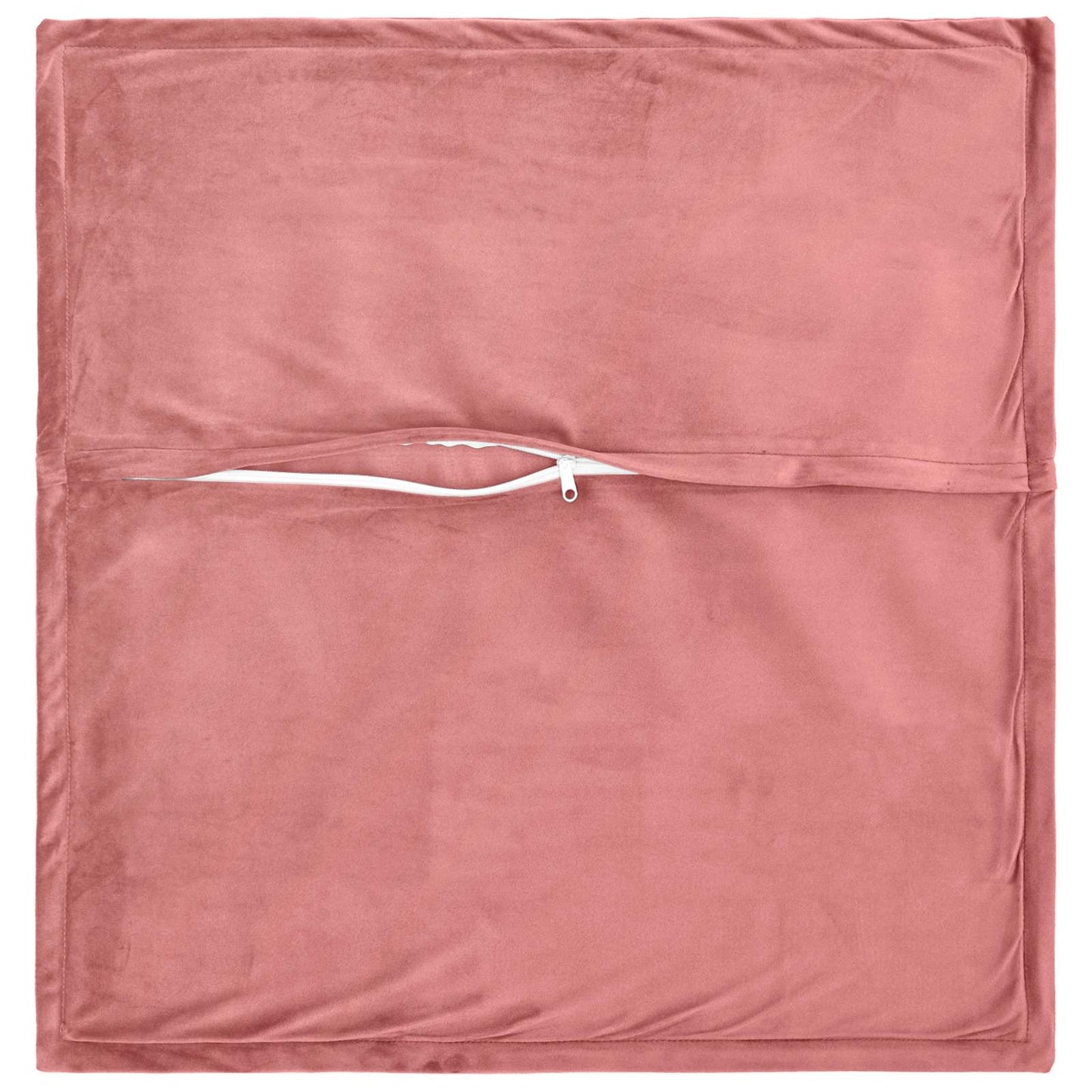 Federa 12 pcs HOUTEN Rosa 50 x 50 cm Velluto