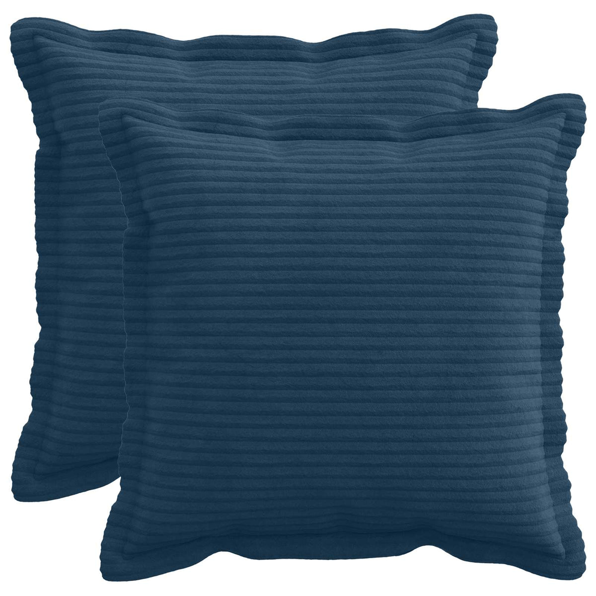 Federa 2 pz HOUTEN Blu navy 50 x 50 cm corduroy | homemem39