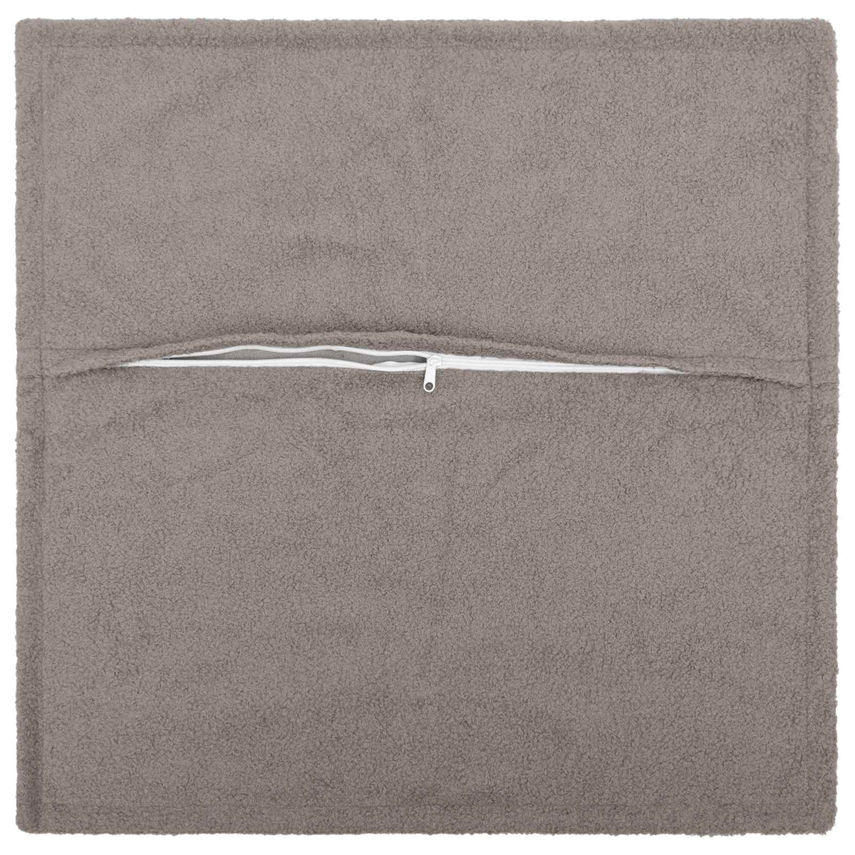 Federa 2 pcs HOUTEN Grigio Chiaro 50 x 50 cm Bouclé | homemem39