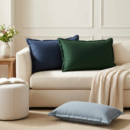 Cuscino 2 pz HOUTEN Blu jeans Lino