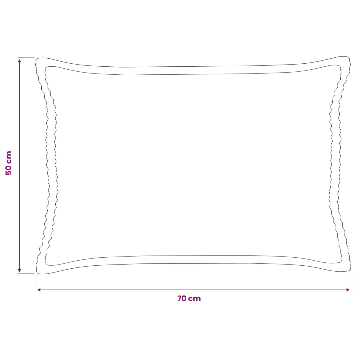 Federa 2 pz HOUTEN Crema 50 x 70 cm corduroy | homemem39