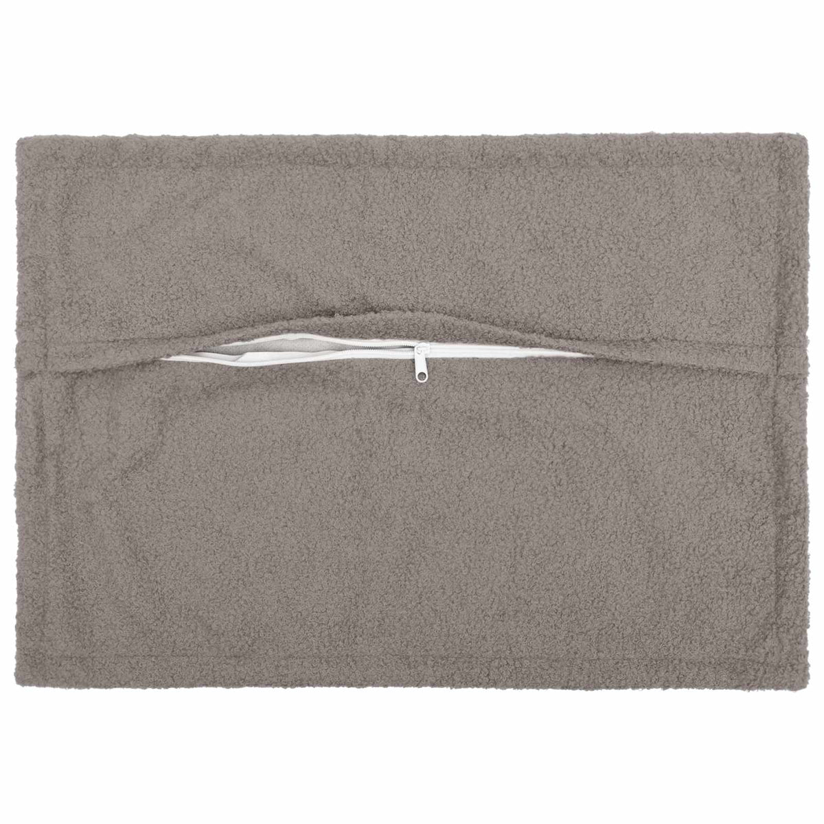 Federa 6 pcs HOUTEN Grigio Chiaro 50 x 70 cm Bouclé | homemem39