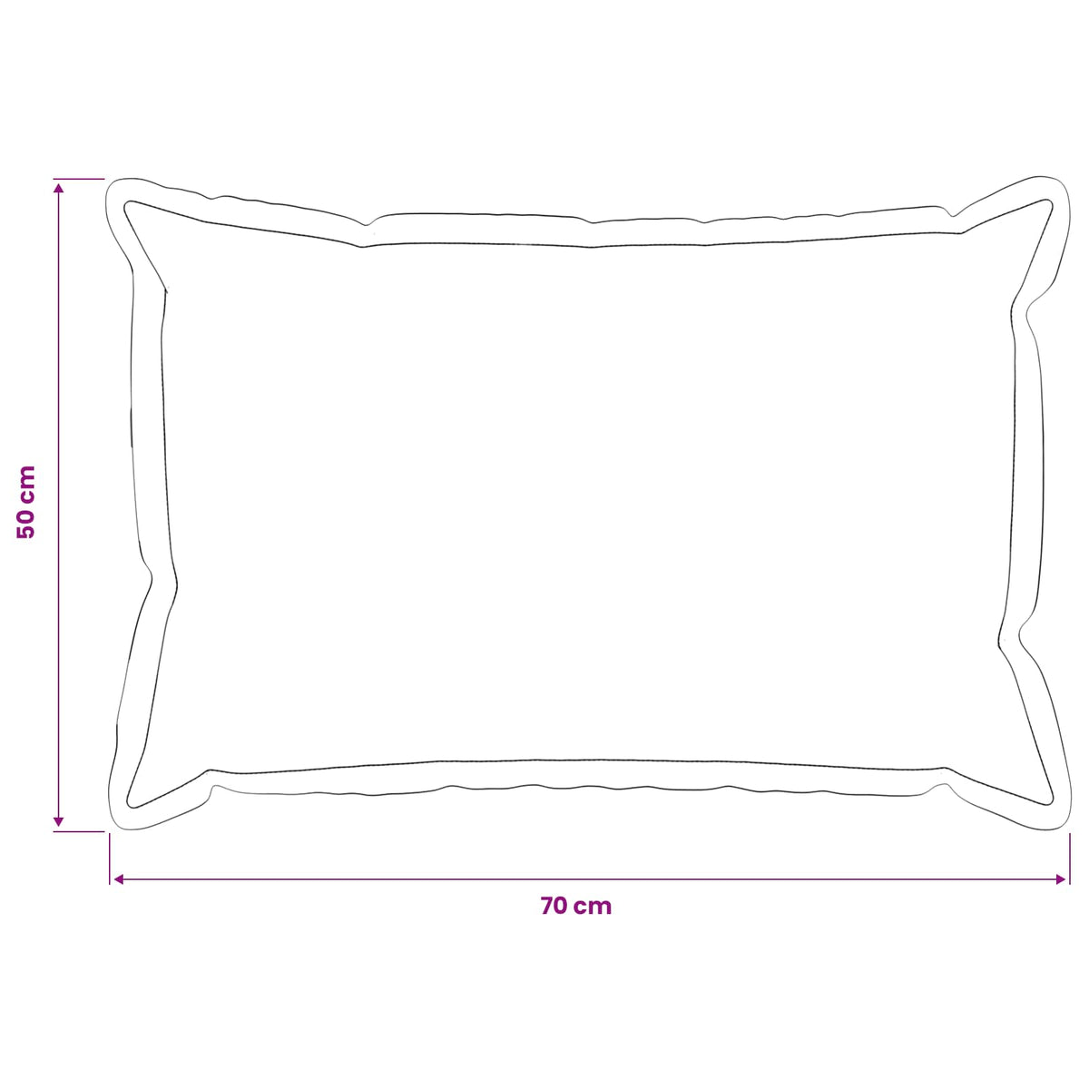 Federa 2 pcs HOUTEN Crema 50 x 70 cm Bouclé | homemem39