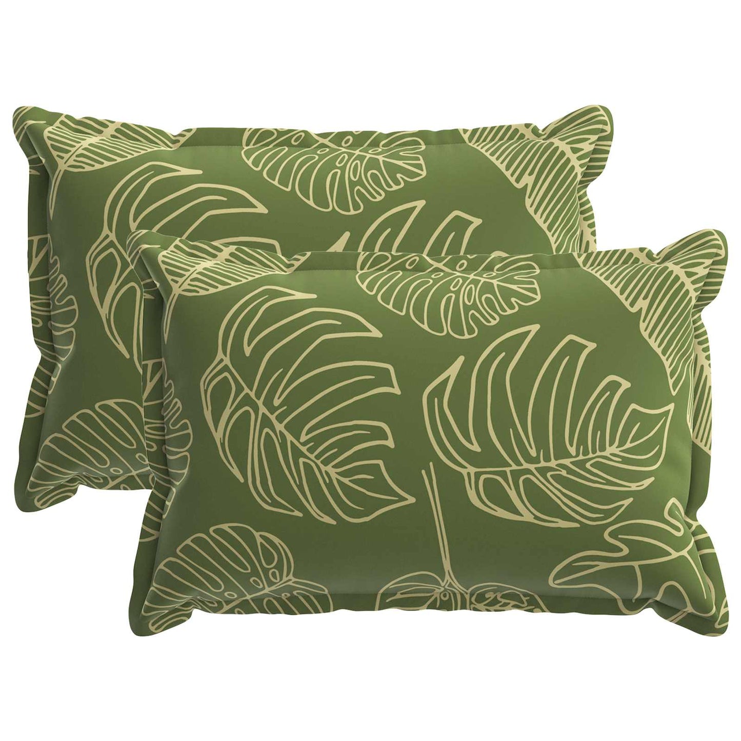 Federa 2 pz HOUTEN Design a foglia 50 x 70 cm Poliestere