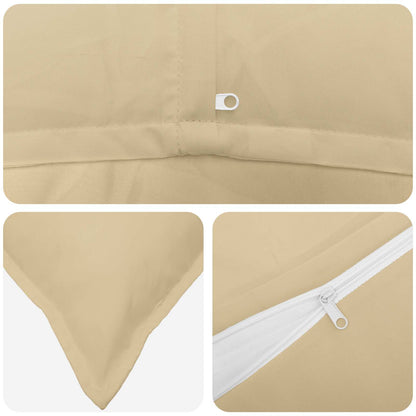 Federa 6 pz HOUTEN Beige 50 x 75 cm Poliestere