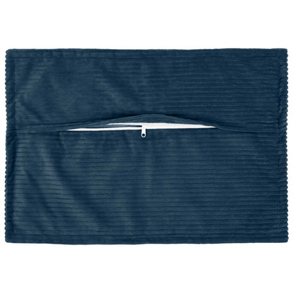 Federa 2 pz HOUTEN Blu navy 50 x 80 cm corduroy | homemem39
