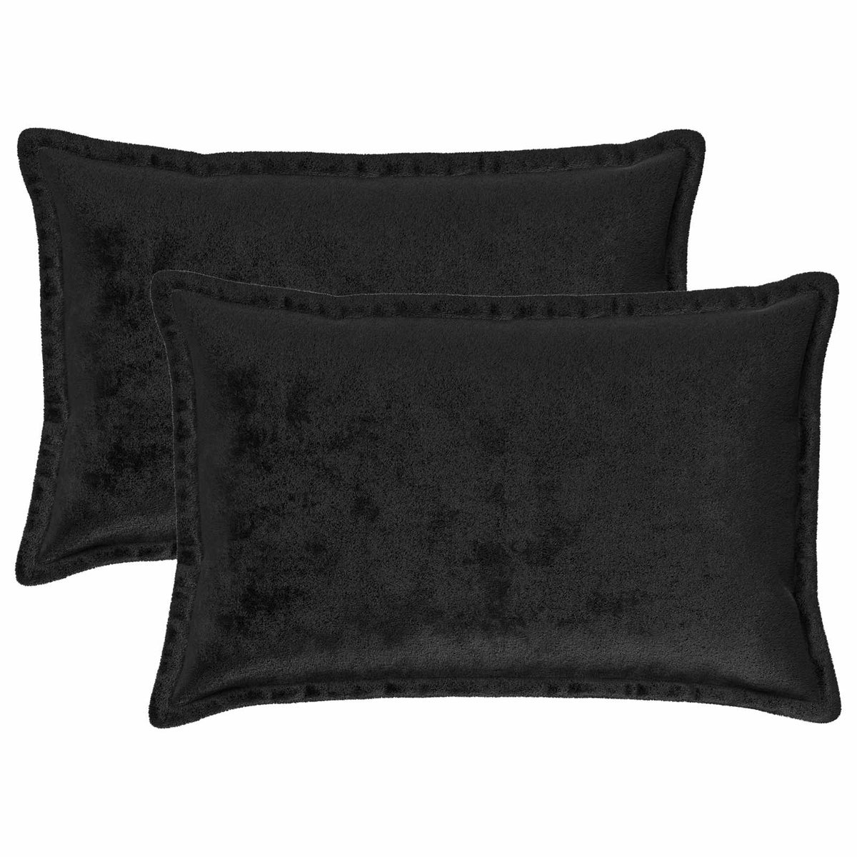 Federa 2 pcs HOUTEN Nero 50 x 80 cm Flanella