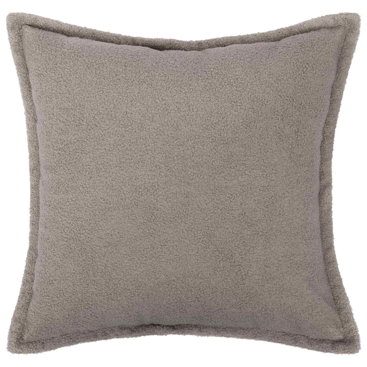 Federa 2 pcs HOUTEN Grigio Chiaro 55 x 55 cm Bouclé | homemem39