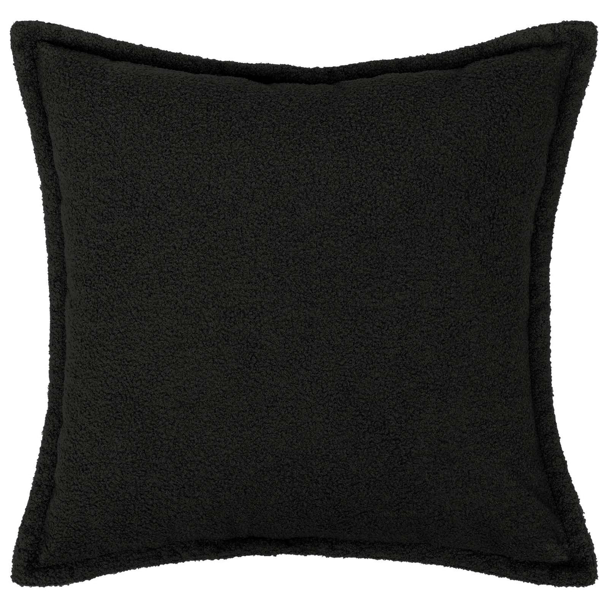 Federa 2 pcs HOUTEN Nero 55 x 55 cm Bouclé