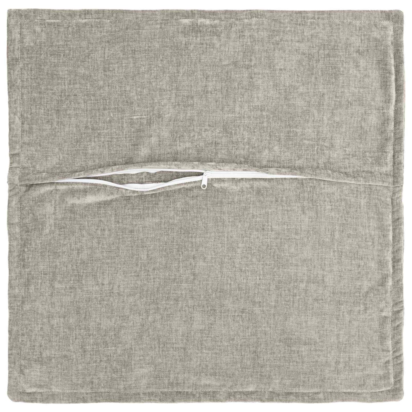 Federa 2 pz HOUTEN Grigio Chiaro 55 x 55 cm Tessuto Chenille