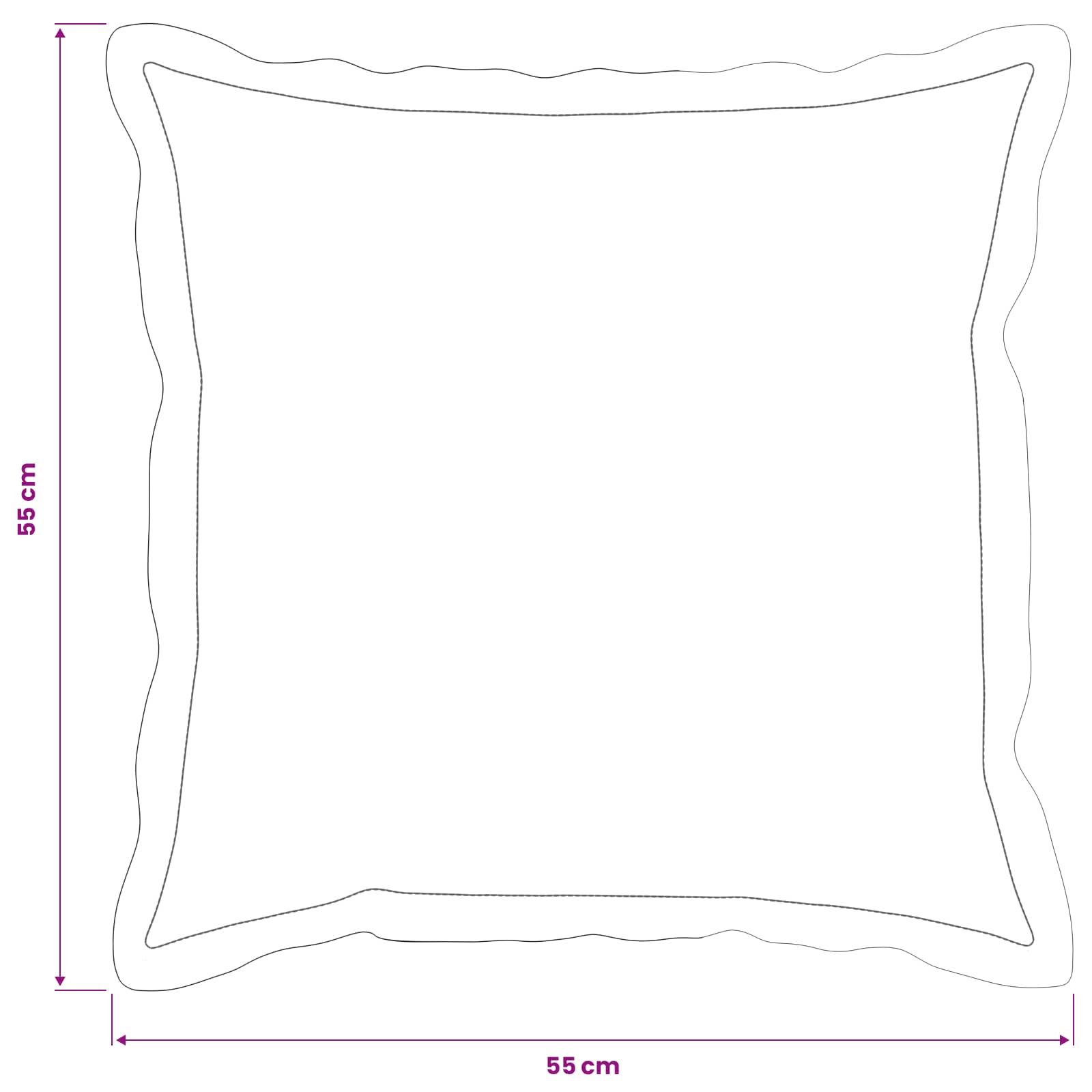 Federa 2 pz HOUTEN Verde 55 x 55 cm Tessuto Chenille | homemem39