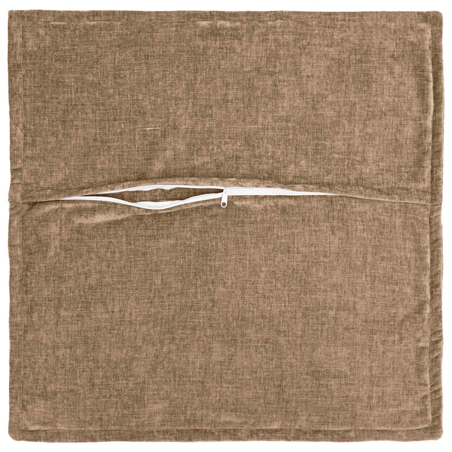Federa 2 pz HOUTEN Marrone 55 x 55 cm Tessuto Chenille