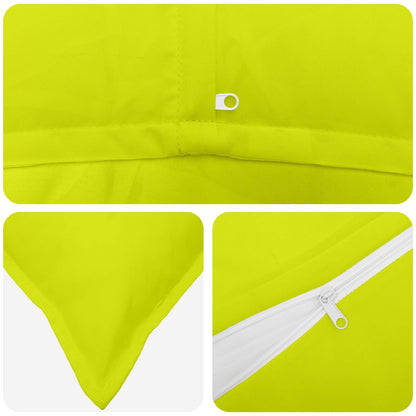 Federa 2 pz HOUTEN Verde brillante. 55 x 55 cm Poliestere