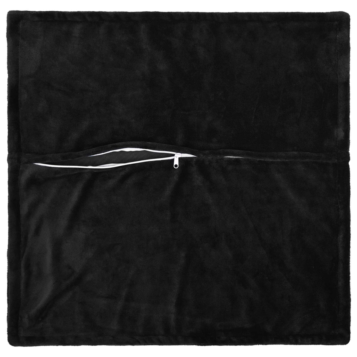 Federa 2 pcs HOUTEN Nero 55 x 55 cm Flanella | homemem39