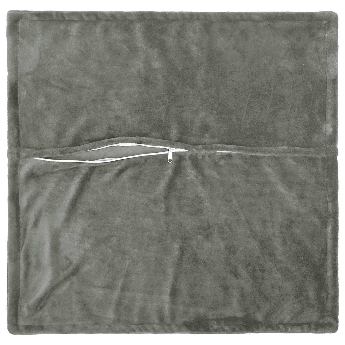 Federa 2 pz HOUTEN Grigio Scuro 60 x 60 cm Flanella