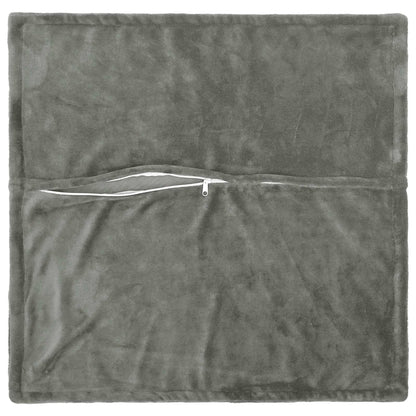 Federa 2 pz HOUTEN Grigio Scuro 60 x 60 cm Flanella