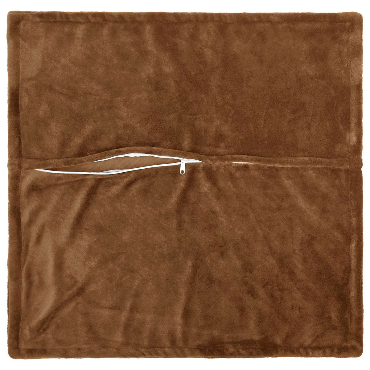 Federa 2 pz HOUTEN Marrone Chiaro 60 x 60 cm Flanella