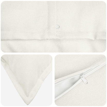 Federa 2 pcs HOUTEN Bianco 65 x 65 cm Lino | homemem39