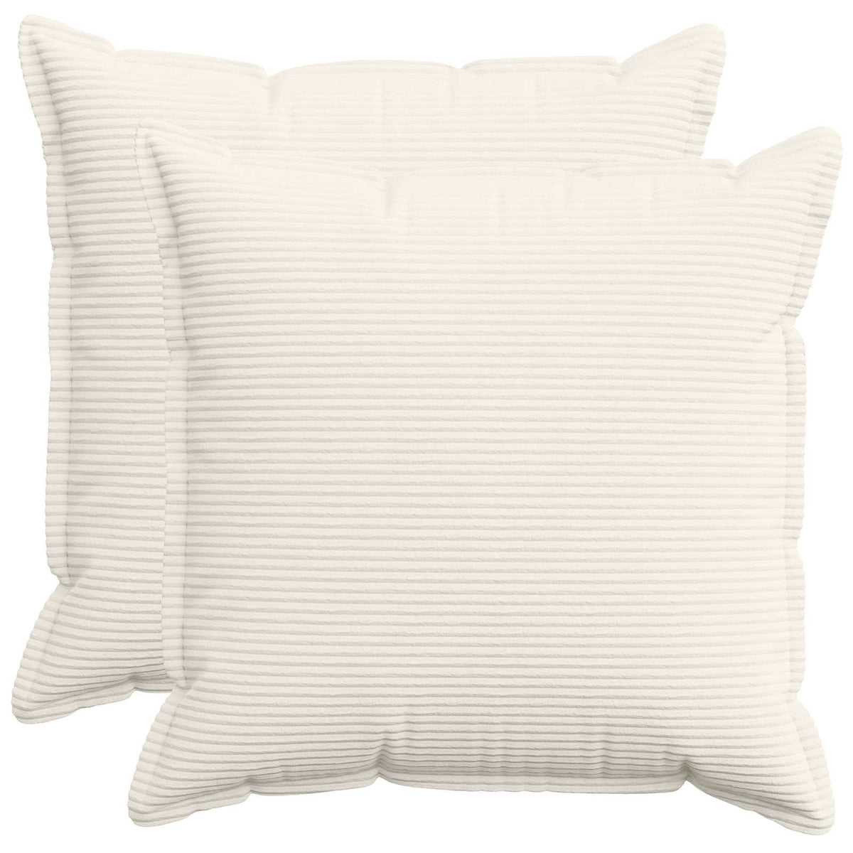 Federa 2 pz HOUTEN Crema 65 x 65 cm corduroy | homemem39