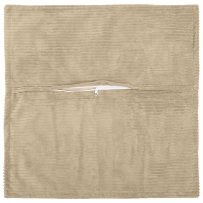 Federa 2 pz HOUTEN Tortora 65 x 65 cm corduroy | homemem39