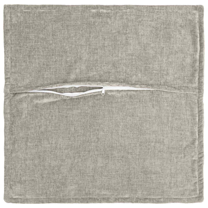 Federa 2 pz HOUTEN Grigio Chiaro 65 x 65 cm Tessuto Chenille