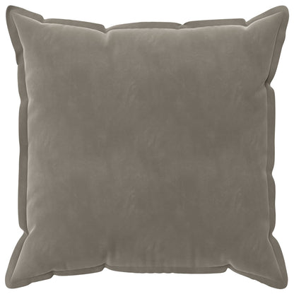 Federa 2 pcs HOUTEN Grigio Chiaro 70 x 70 cm Velluto