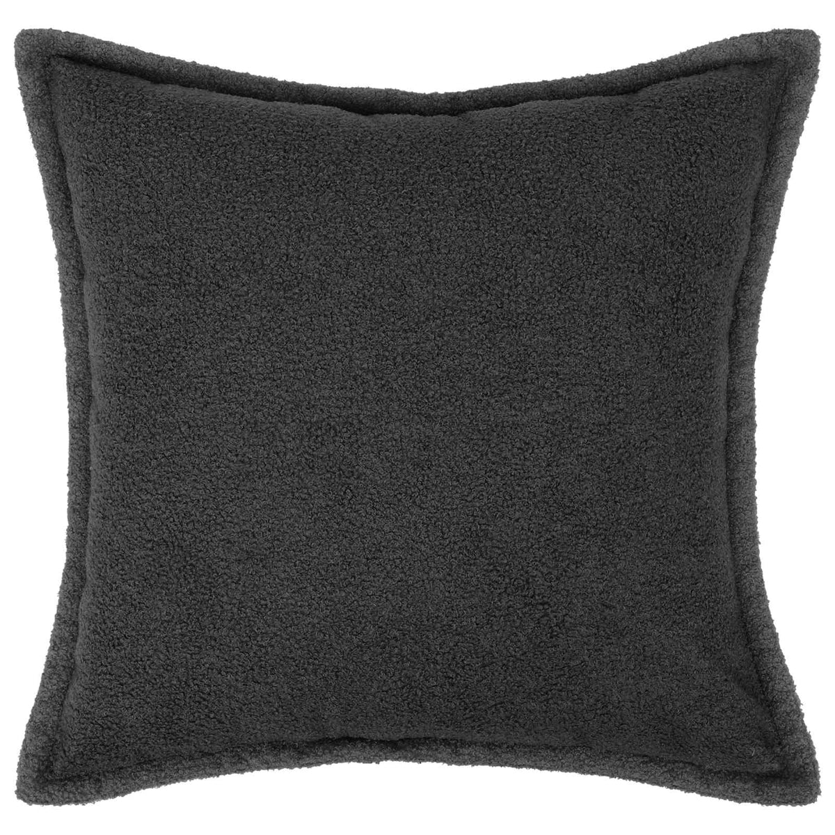 Federa 2 pcs HOUTEN Grigio Scuro 70 x 70 cm Bouclé | homemem39