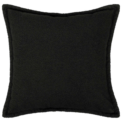 Federa 6 pcs HOUTEN Nero 70 x 70 cm Bouclé | homemem39
