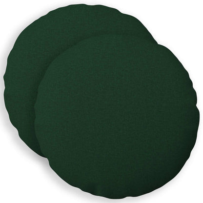 Federa 2 pz HEERLEN Verde Scuro Ø 30 cm Tessuto | homemem39