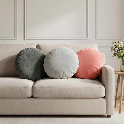 Federa 6 pz HEERLEN Rosa Diam. 40 cm Flanella | homemem39