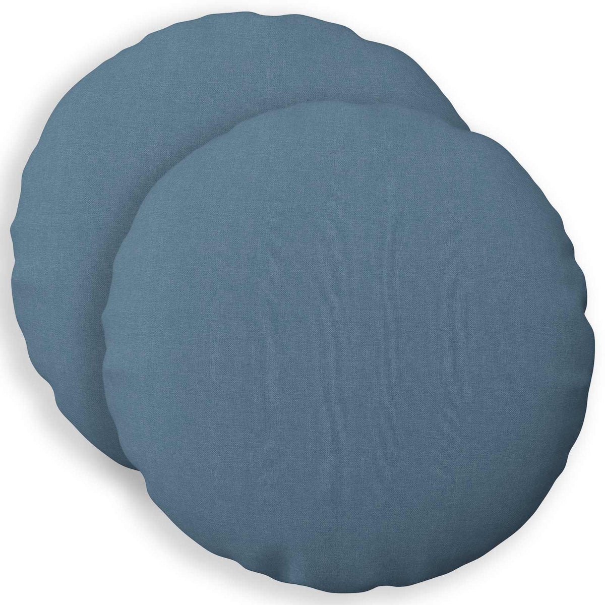 Federa 2 pz HEERLEN Blu jeans Ø 40 cm Tessuto