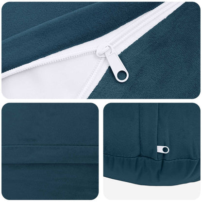 Federa 2 pcs HEERLEN Blu Ø 40 cm Velluto