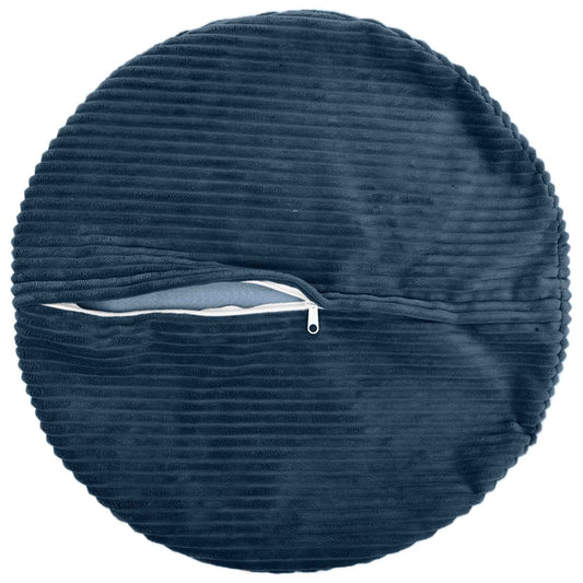 Federa 2 pcs HEERLEN Blu navy Ø 40 cm corduroy | homemem39